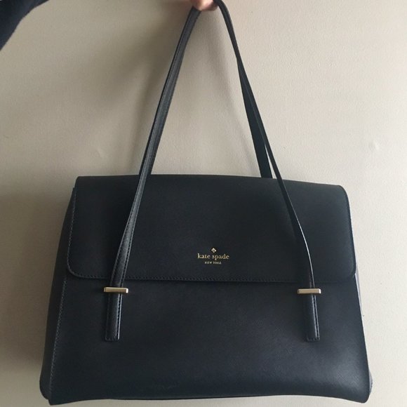 kate spade Handbags - Kate Spade Large Black Satchel Shoulder Bag